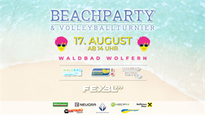 Banner Beachparty & Volleyball Turnier
